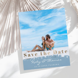 Guardar a Foto Dourada Faux do Orçamento de Data