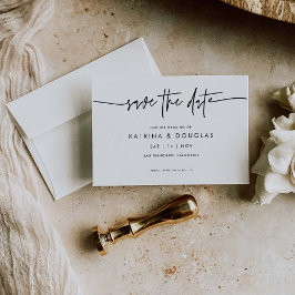 Guardar Mínimo O Cartão De Anúncio De Casamento De