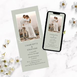 Guardar O Anúncio De Casamento De Foto De Data