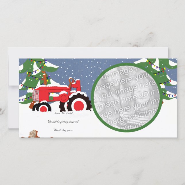 Guardar o Cartão com fotos do Trator de Data (Frente)