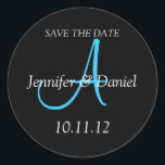 Guardar Os Adesivos De Convite De Casamento De Dat<br><div class="desc">Guarde Os Adesivos De Data.</div>