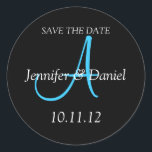 Guardar Os Adesivos De Convite De Casamento De Dat<br><div class="desc">Guarde Os Adesivos De Data.</div>