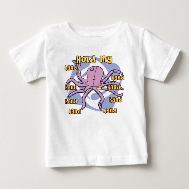 Guardare meu t-shirt do bebê da mão (Frente)
