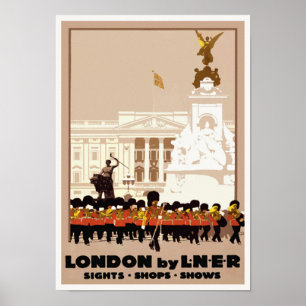 Guardas do granadeiro de Londres do poster das
