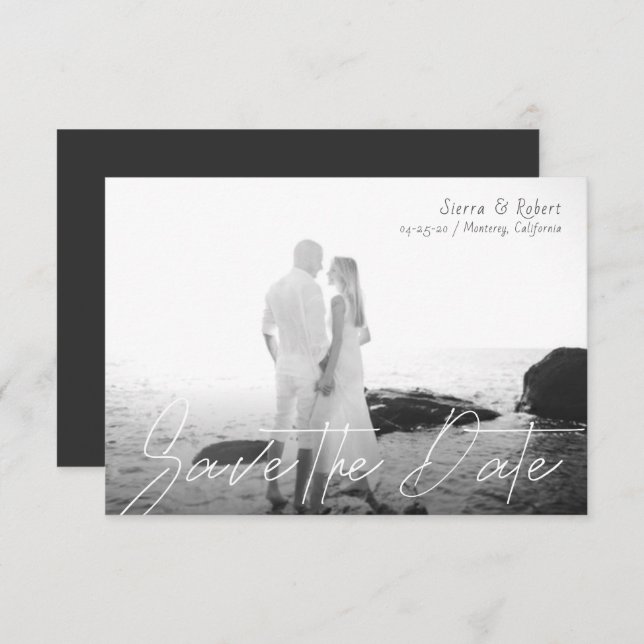 Guarde a data do anúncio de trava suave (Frente/Verso)