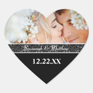 Guarde o adesivo de data preto e branco a sua foto