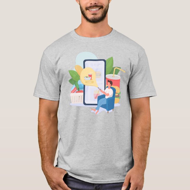 Guarde ou design o seu - Camisa básica de uso masc (Frente)