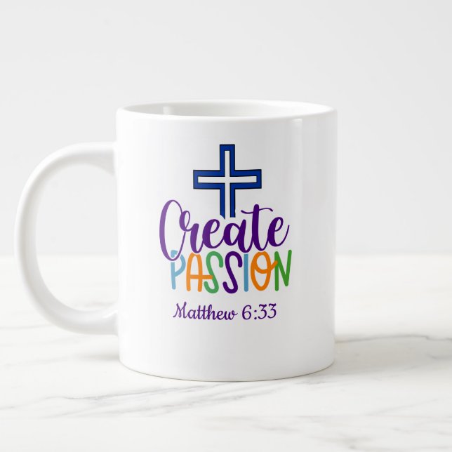 Guarde ou design sua própria caneca gigante de caf (Esquerda)