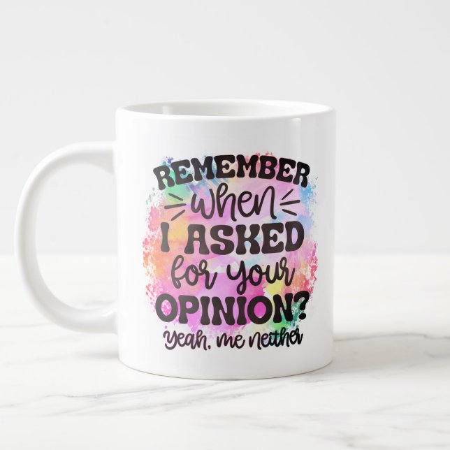 Guarde ou design sua própria caneca gigante de caf (Esquerda)