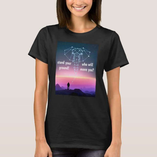 Guarde sua camisa (escura) (Frente)