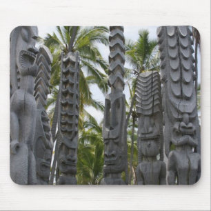 Guardiães de Tiki no lugar do refúgio - Mousepad