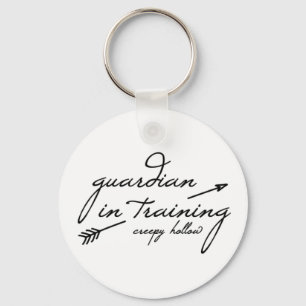 "Guardião chaveiro oco assustador no treinamento"