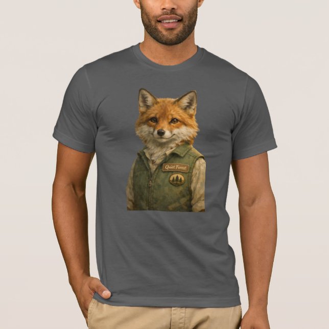 Guardião da Floresta de Raposas – Camiseta Tri‑Ble (Frente)