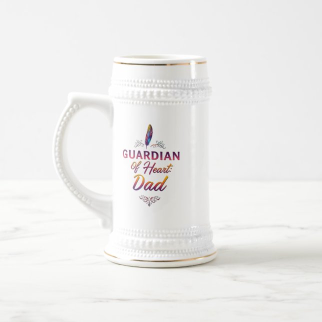 Guardião do Meu Coração: Caneca de cerveja Pai - 2 (Esquerda)