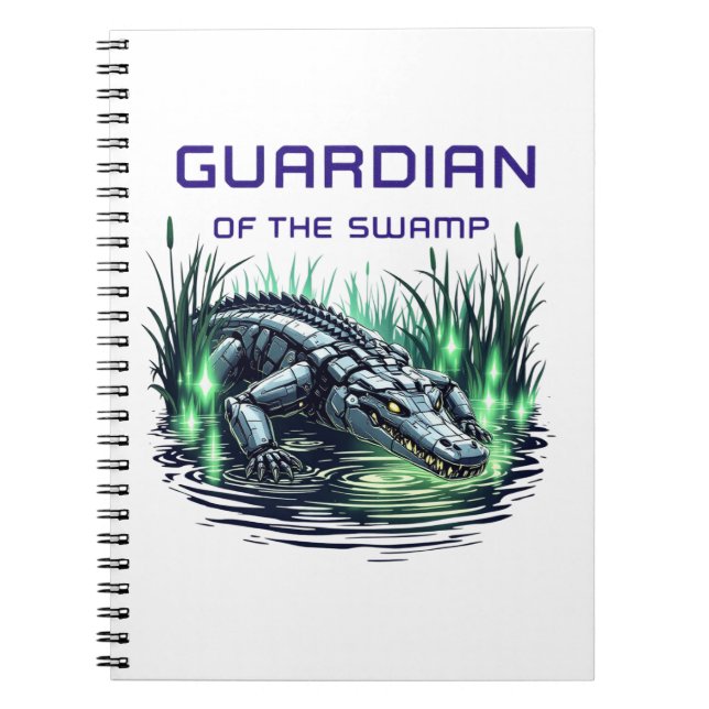 Guardião do Pântano - Caderno Espiral (Frente)