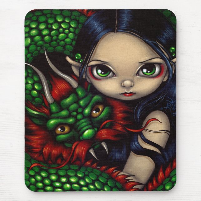 "Guardião esmeralda" Mousepad (Frente)