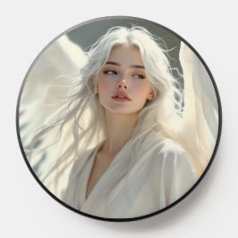 Guardião Luminoso - Anjo da Aurora Prateada