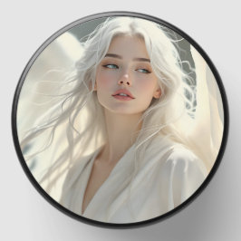 Guardião Luminoso - Anjo da Aurora Prateada