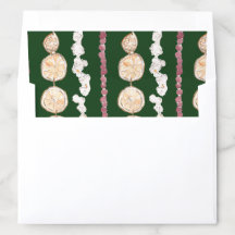 Guarlanda de Natal Clássica Elegante Aquarela
