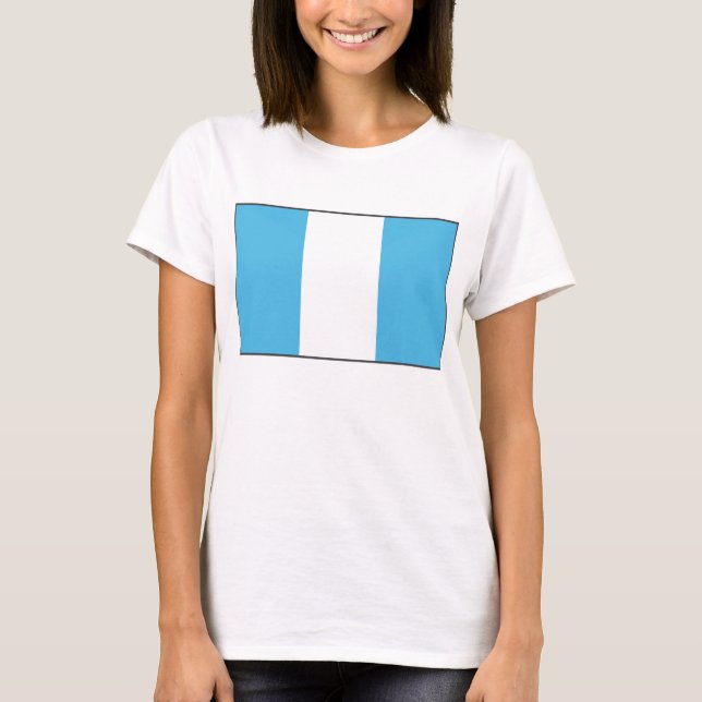 Guatemala Flag x Map T-Shirt (Frente)