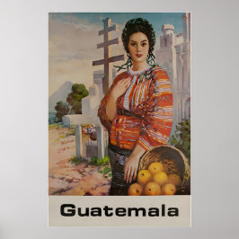 Guatemala Impressão Cartaz Arte América do Sul