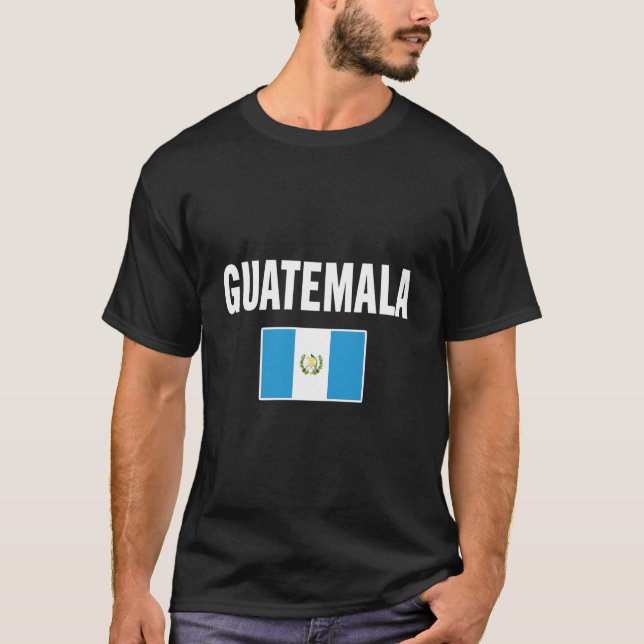 Guatemala T-Shirt Guatemala Tee Flag Souvenir Gi (Frente)