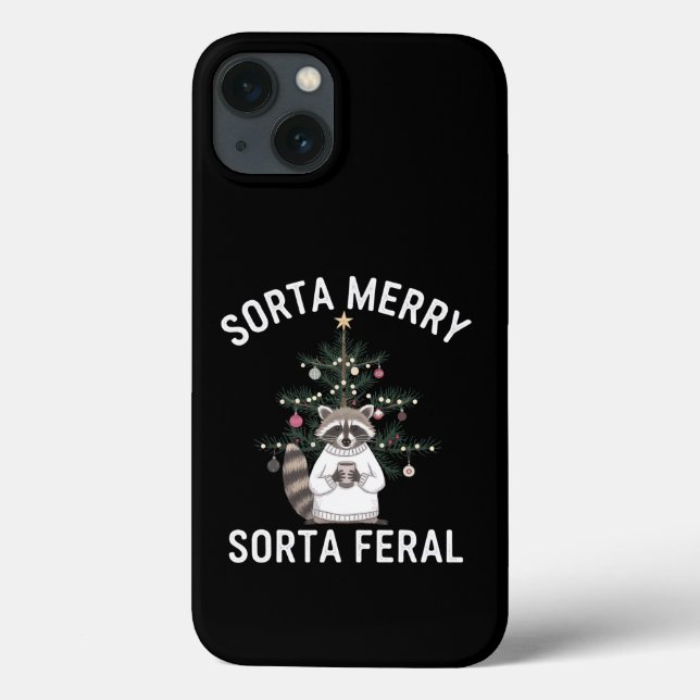 Guaxinim de Natal Meio Alegre Meio Feral Natal (Verso)
