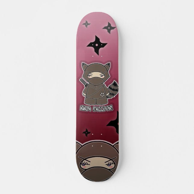 Guaxinim de Ninja! Skate (Frente)