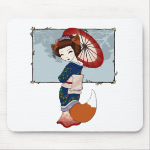 Gueixa Mousepad de Kitsune