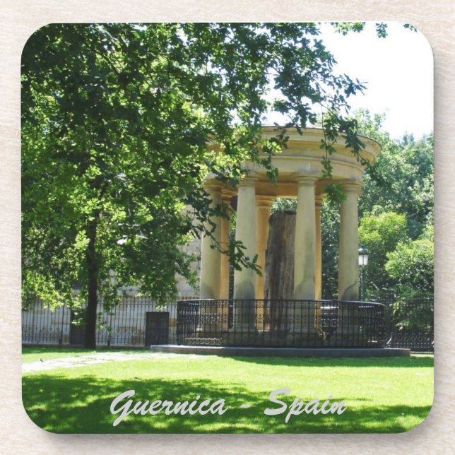Guernica - porta copos da cortiça da espanha (Frente)