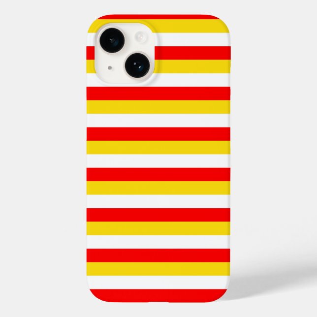 Guernsey flag stripes red yellow white pattern Nor (Verso)