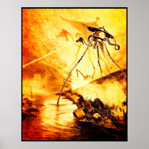 Guerra do Tripé do Mundo - Poster da Invasão Marci