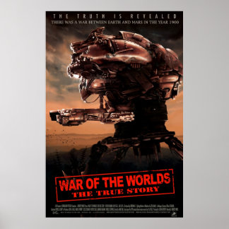 Guerra dos Mundos O verdadeiro Poster de Filme LG