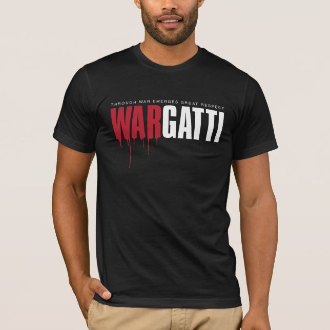 GUERRA GATTI no t-shirt PRETO por TOE2TOE (Frente)