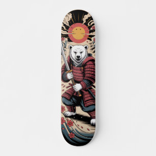 Guerreiro de Urso Polar Samurai Skateboard