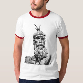 Guerreiro do albanês do t-shirt de Skenderbeu