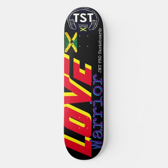 GUERREIRO DO AMOR 8 1/2" Deck de Skate (Frente)