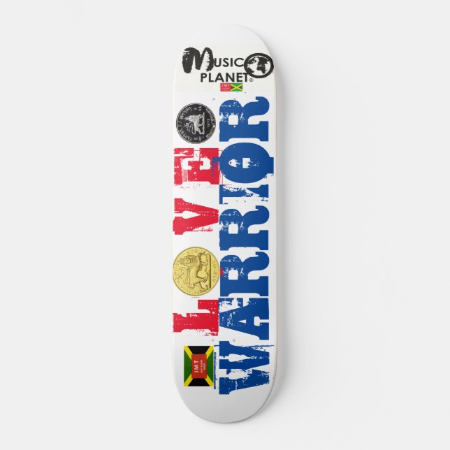 GUERREIRO DO AMOR   Skateboard (Frente)