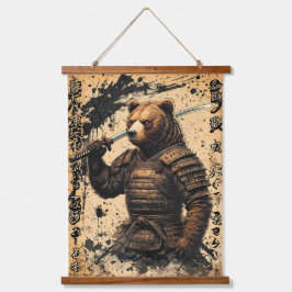 Guerreiro do Urso Grizzly Samurai - Estilo de Tint
