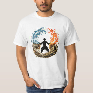 Guerreiro Elemental   Camiseta Fogo Água Terra Ar