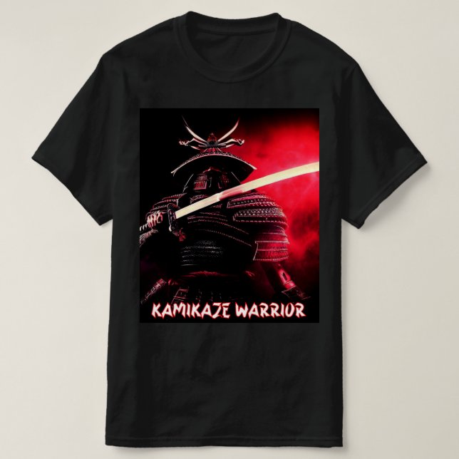 Guerreiro Kamikaze | Samurai | Camiseta Unisex (Frente do Design)