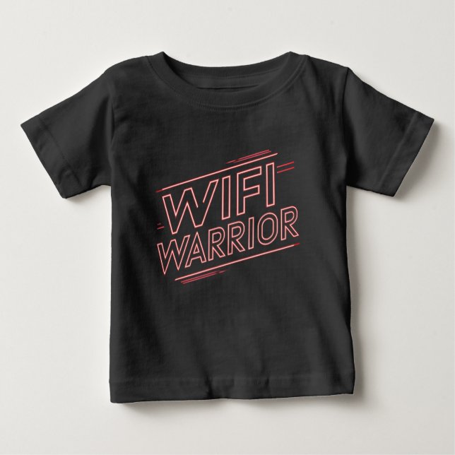 Guerreiro WiFi - Camisa do bebê (Frente)