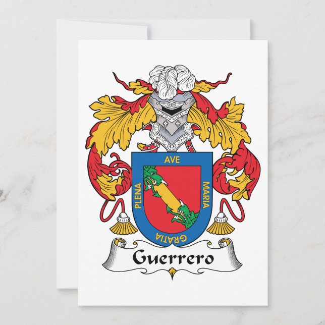 Guerrero Family Crest (Frente)