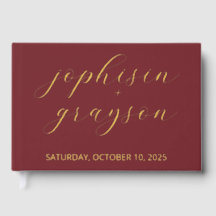 Guestbook Clássico, Livro de Convidados de Casamen