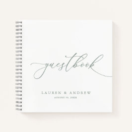 Guestbook de Casamento Minimalista Preto e Branco