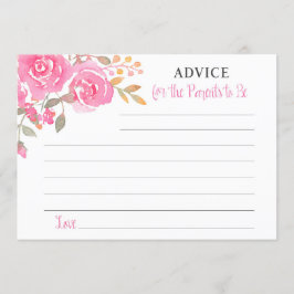 Guia de Aquarela Rosa para os Pais a Serem Cartão