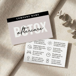 Guia de Cuidados Pós-Botox Soft Taupe Moderno