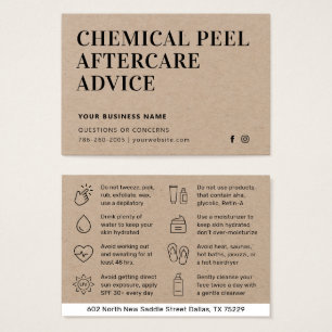 Guia de Cuidados Pós-Peel Químico Natural Kraft