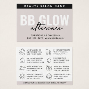 Guia de Pós-Tratamento BB Glow Soft Taupe Moderno