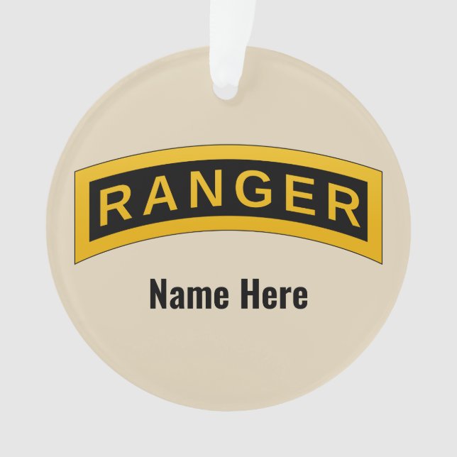 Guia do Exército Ranger School - Ornamento (Frente)
